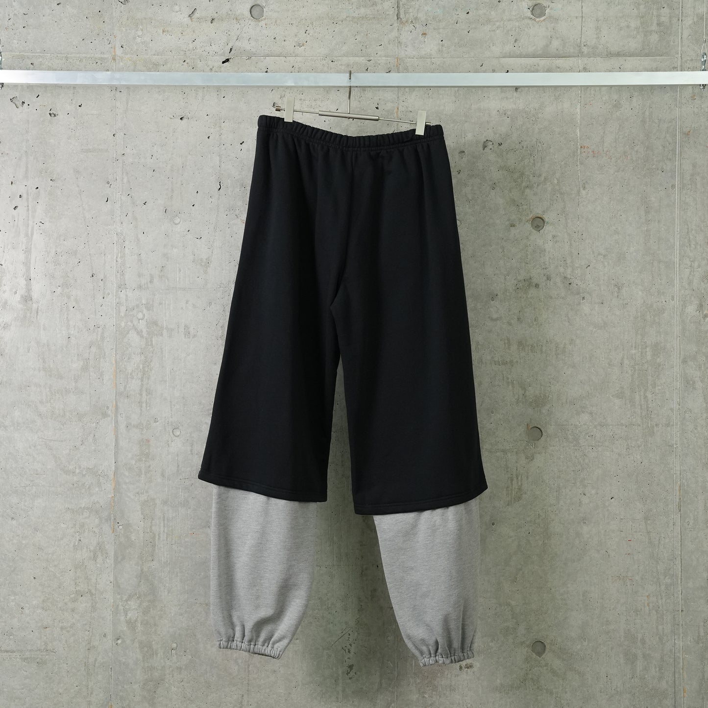 SHORTS SWEATPANTS / BLACK&GREY