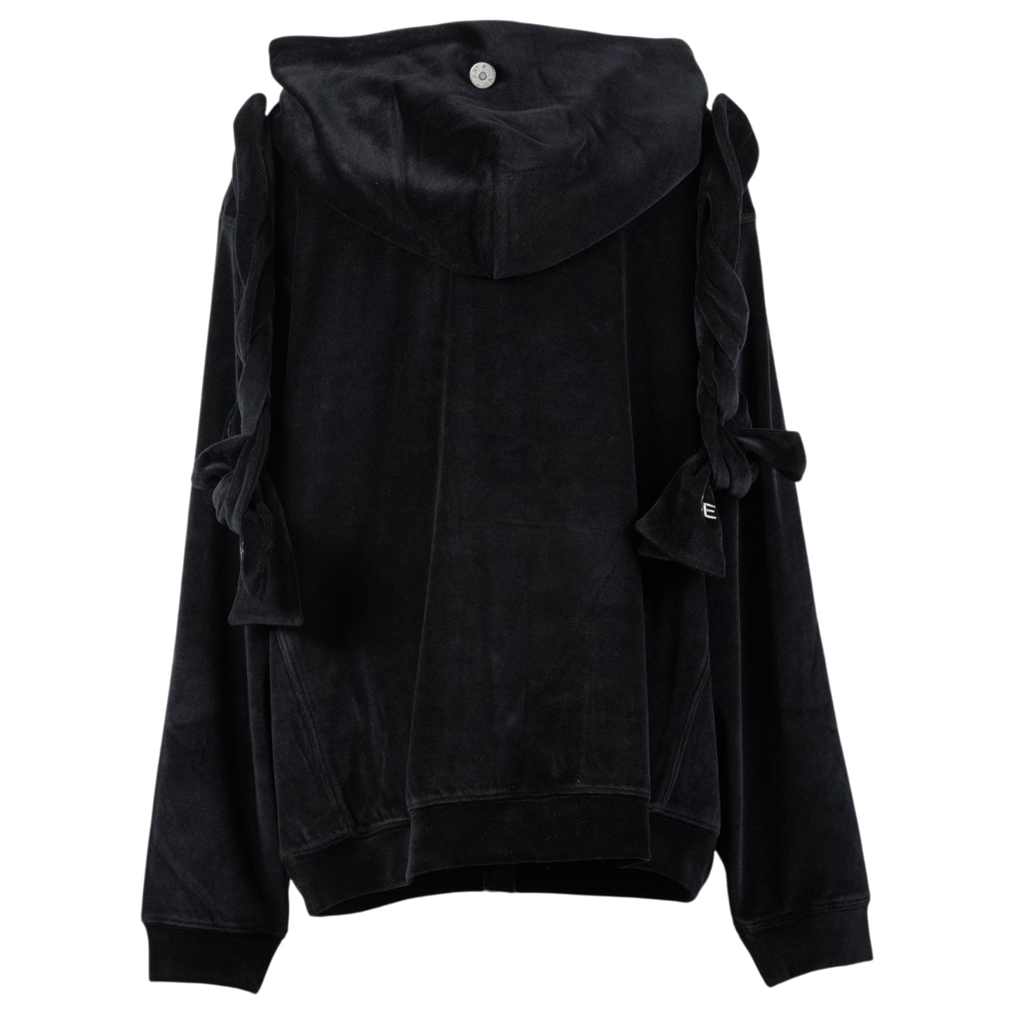 VELOUR LIVING HOODIE / BLACK PIGTAILS