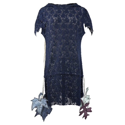 GARDEN DRESS / NAVY LACE