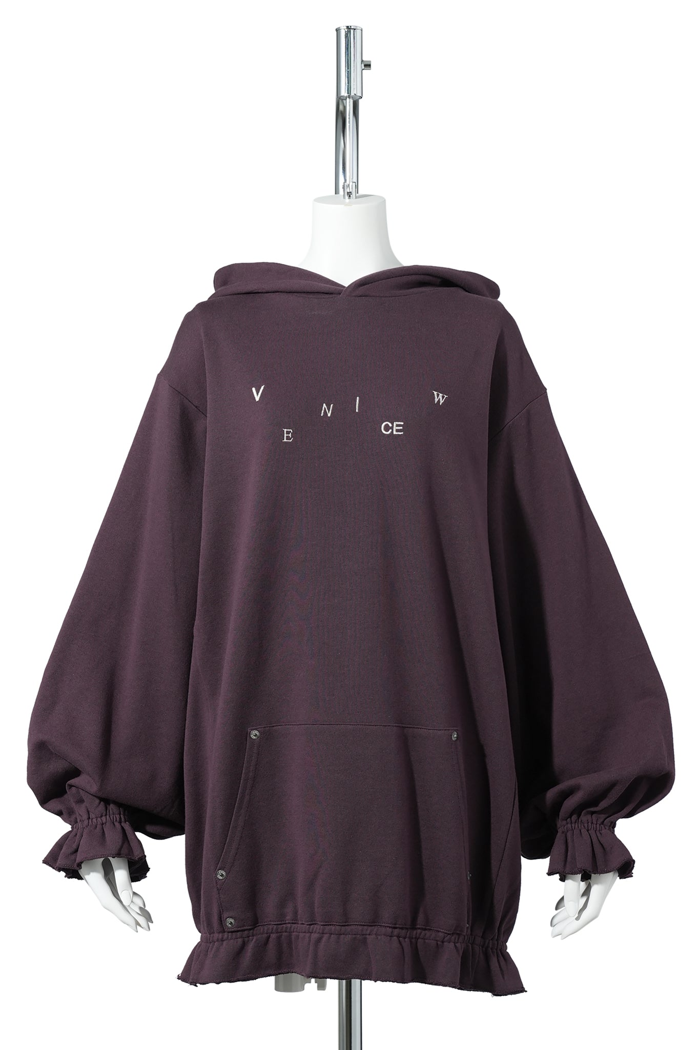 SLEEPING HOODIE / VALERIAN PLUM