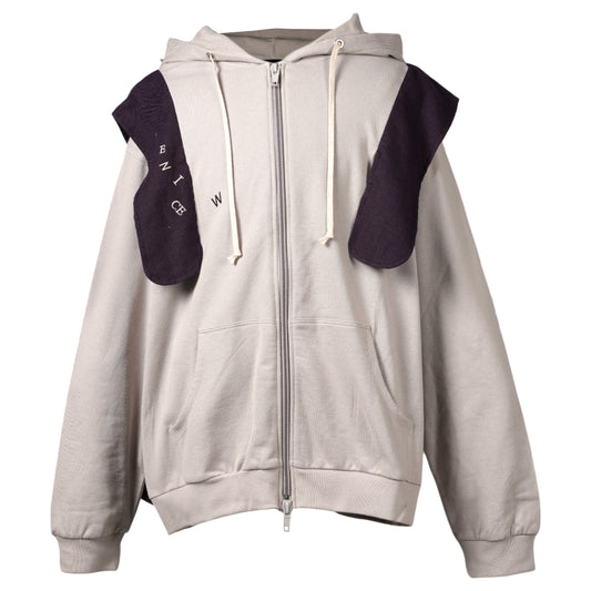 EGGPACK HOODIE / GREY/VIOLET