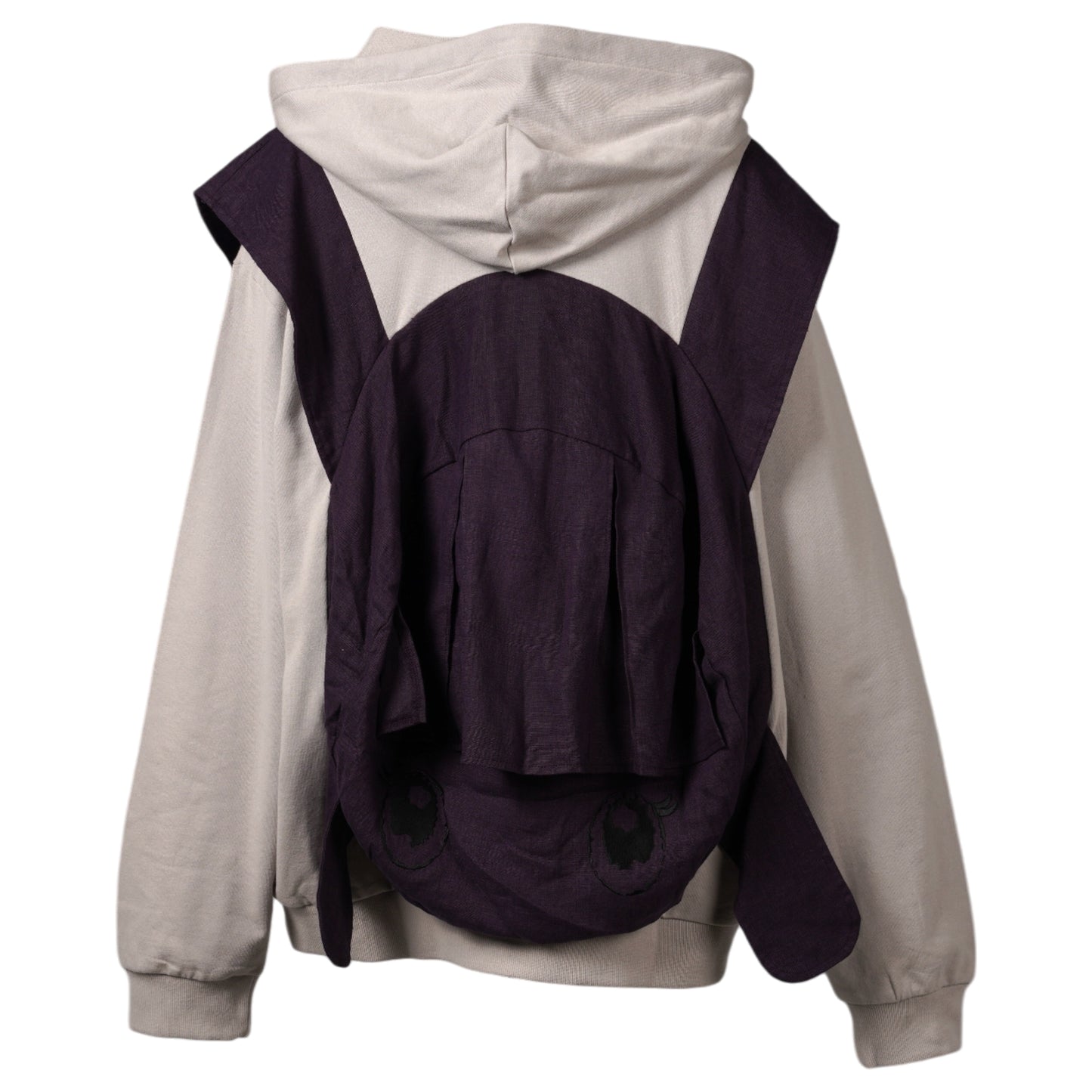 EGGPACK HOODIE / GREY/VIOLET