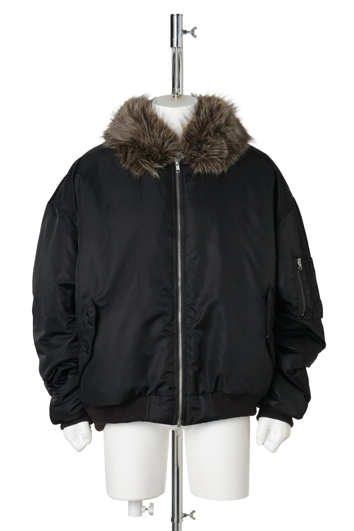 BIG BOMBER JACKET / BLACK