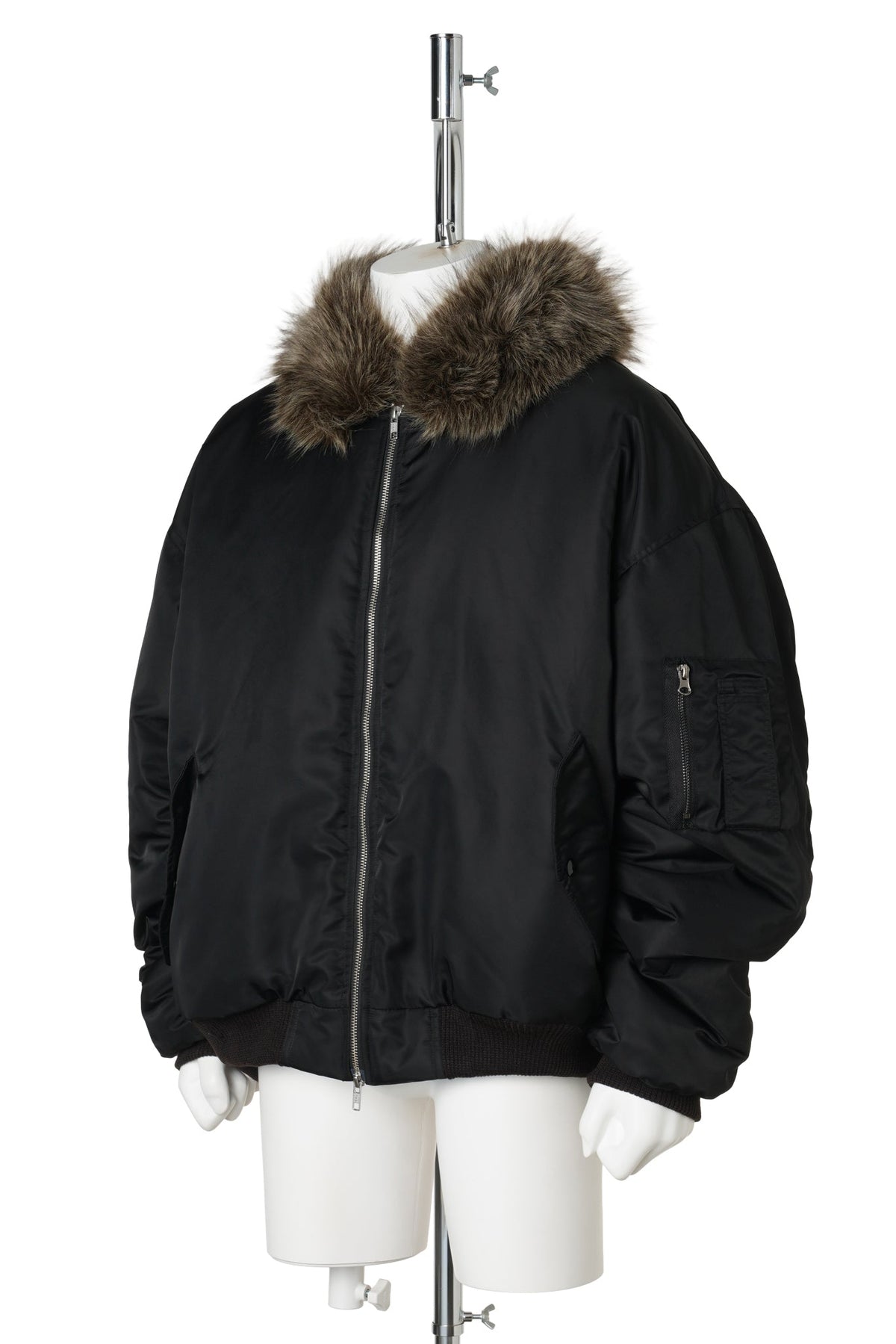 BIG BOMBER JACKET / BLACK