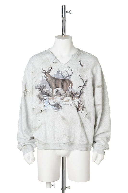 GRAPHIC SWEATSHIRT / GREY