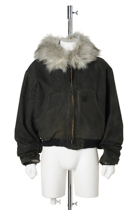 FUR WORK JACKET / DARK EARTH