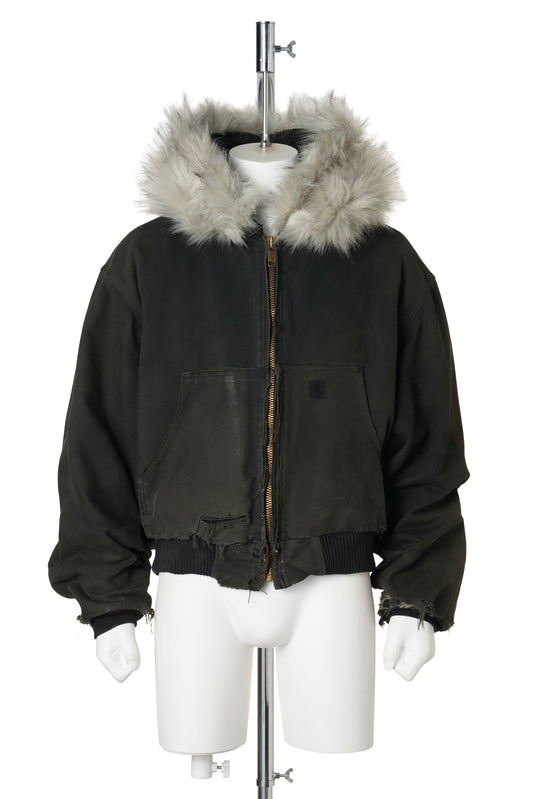 FUR WORK JACKET / DARK EARTH
