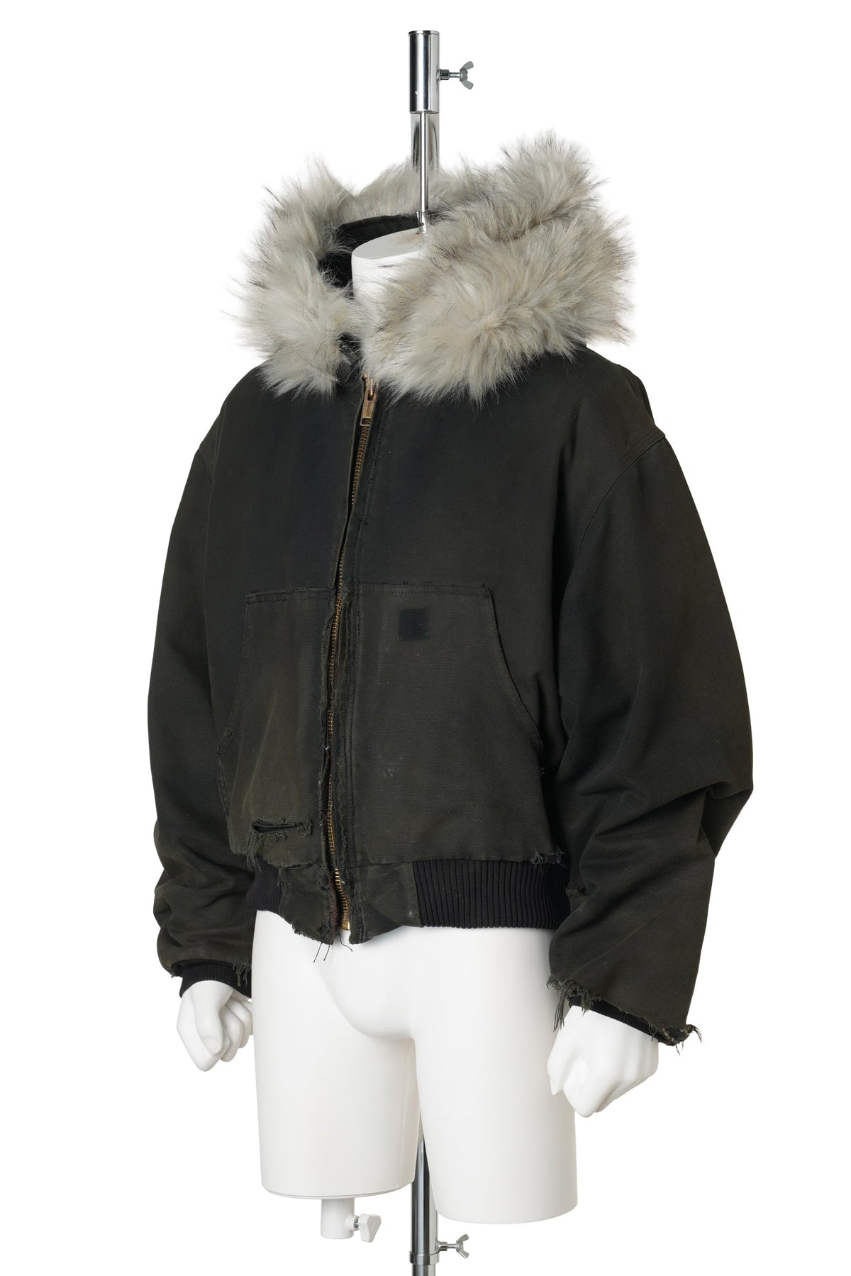 FUR WORK JACKET / DARK EARTH