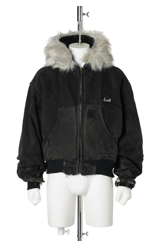 FUR WORK JACKET / DARK EARTH