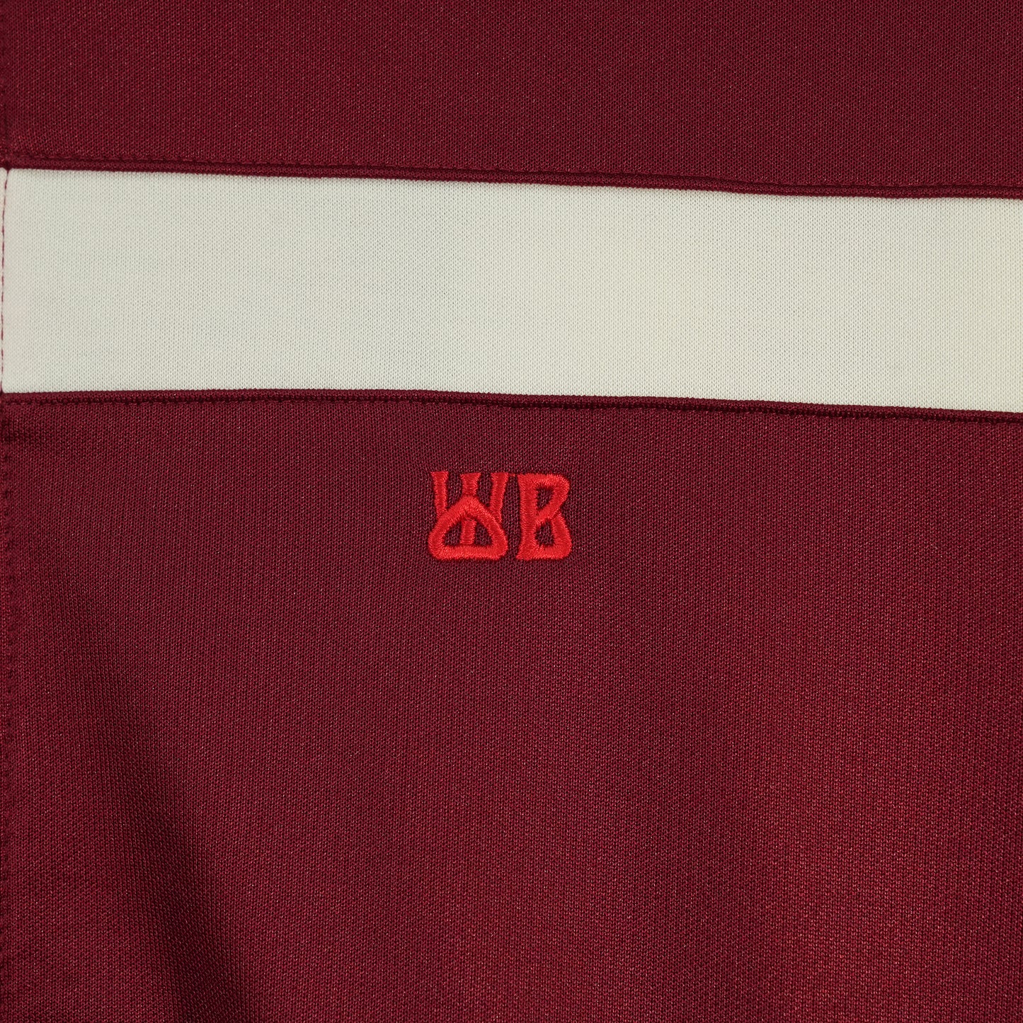 ESSENCE TRACK TOP / BURGUNDY RED