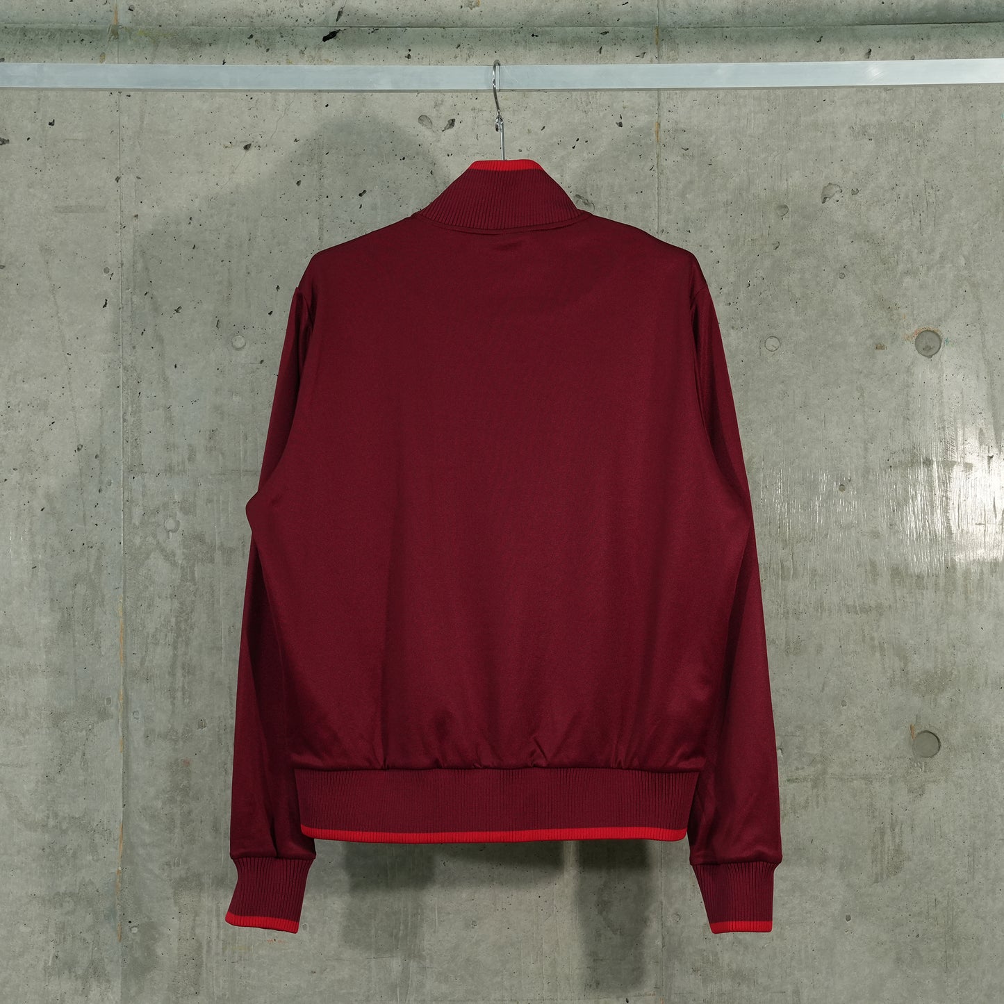 ESSENCE TRACK TOP / BURGUNDY RED