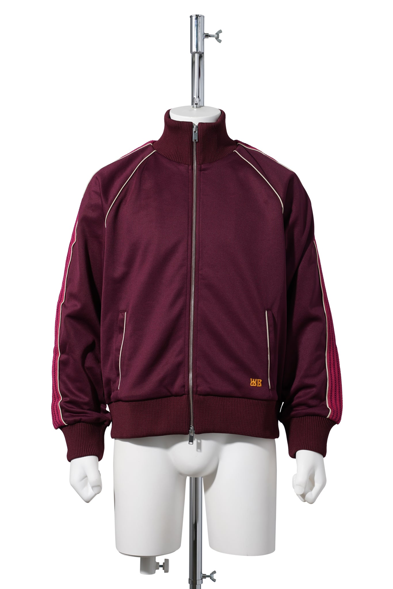 ESSENCE TRACK TOP / BURGUNDY
