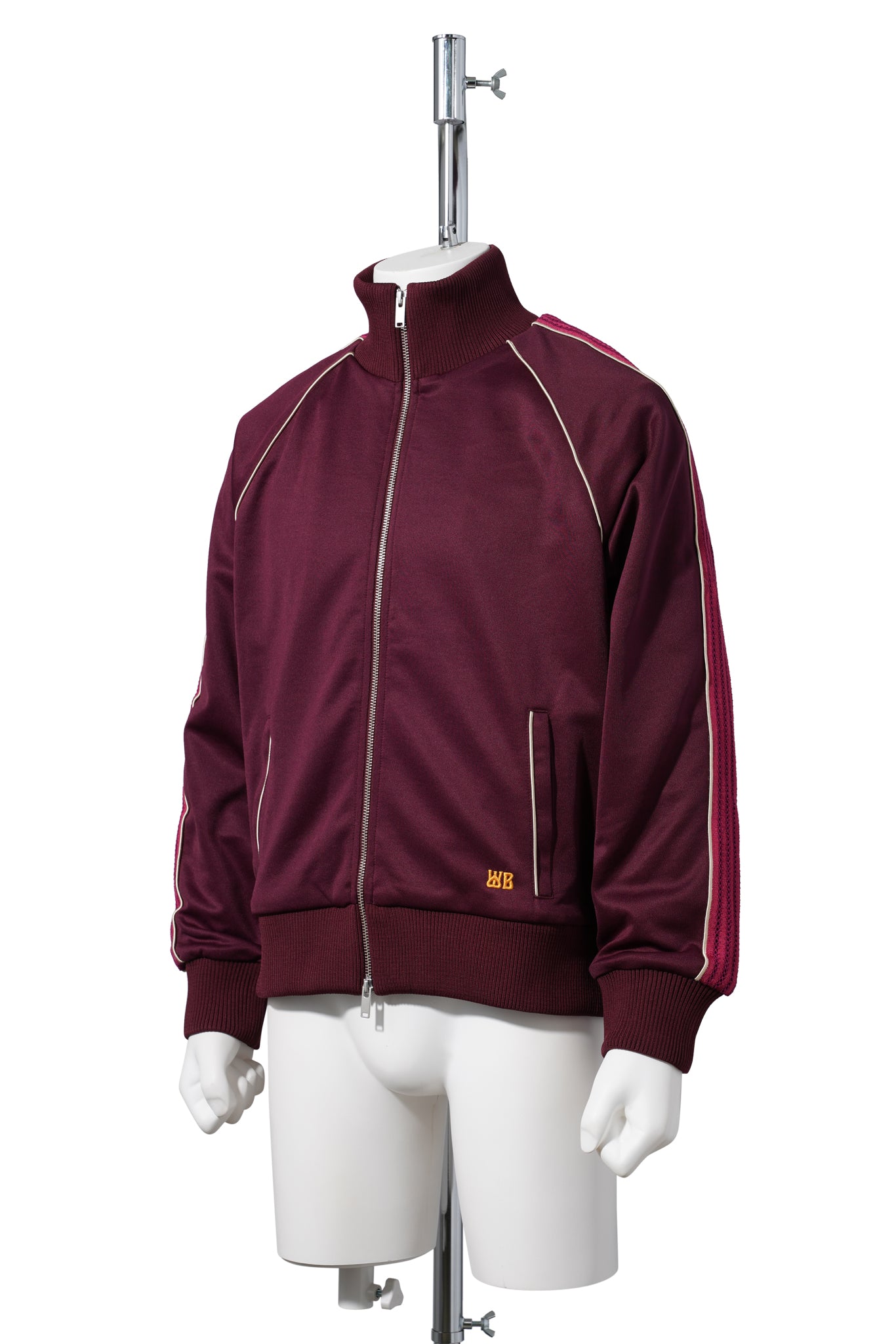ESSENCE TRACK TOP / BURGUNDY