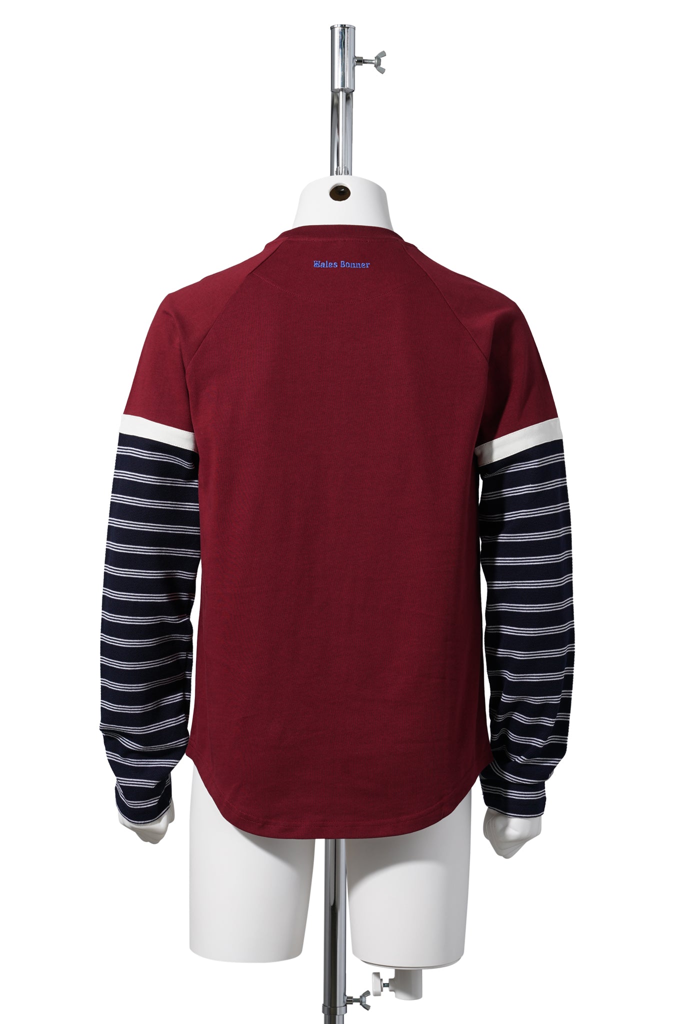 JAPAN JERSEY SHIRT / BURGUNDY/IVORY/NAVY STRIPE