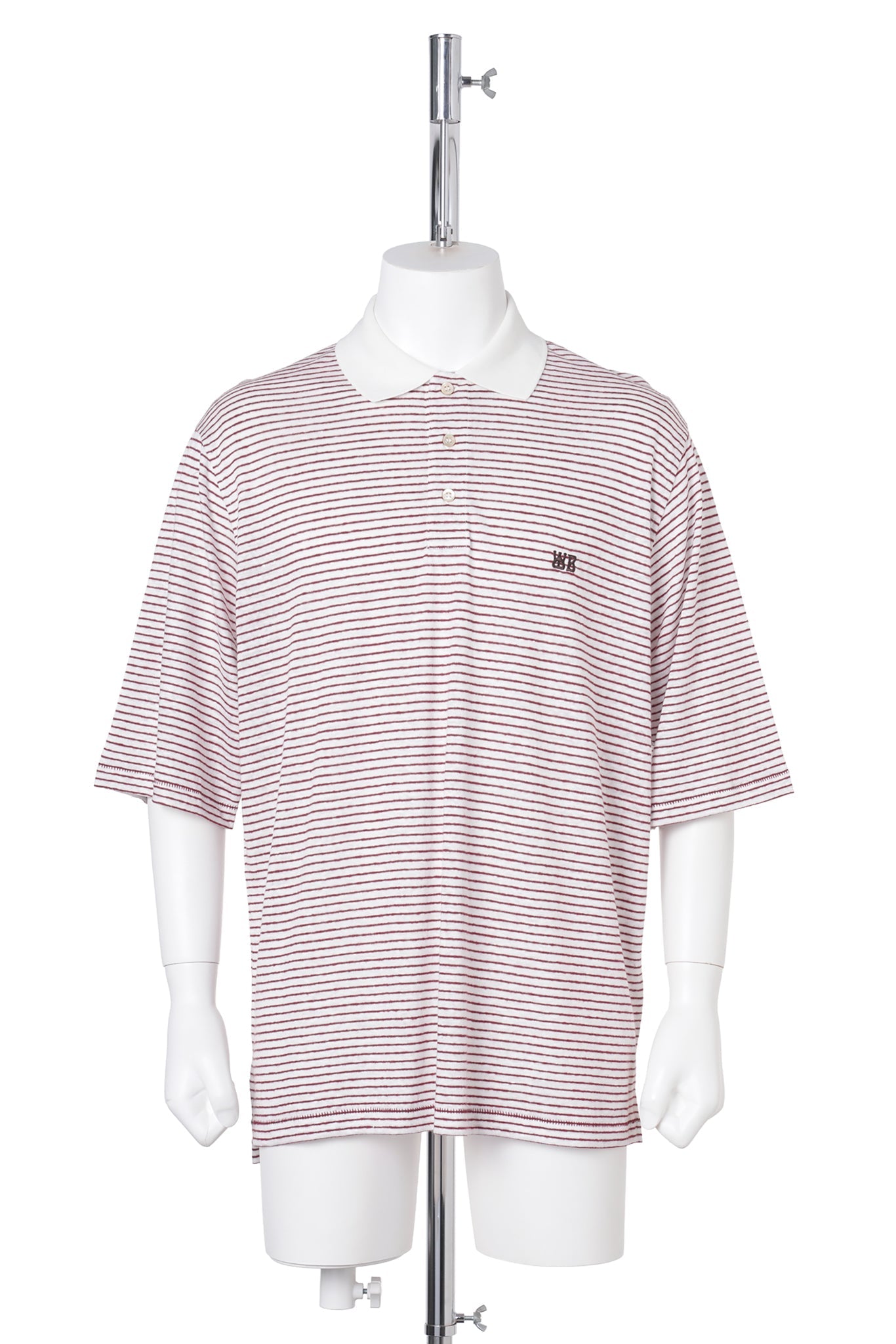 BASK POLO / IVORY/WINE