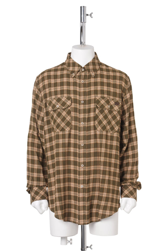 CANOPY SHIRT / JADE/OCRE/OYSTER