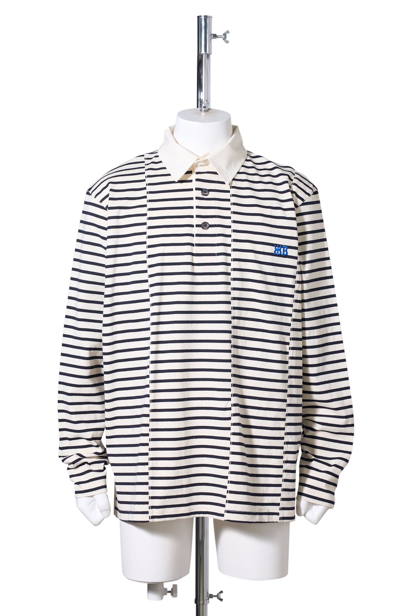 CITY POLO / IVORY/NAVY