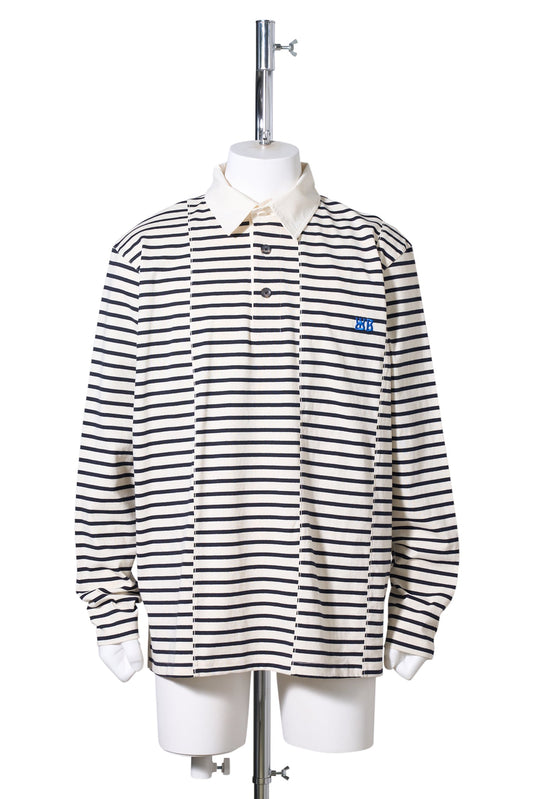 CITY POLO / IVORY/NAVY