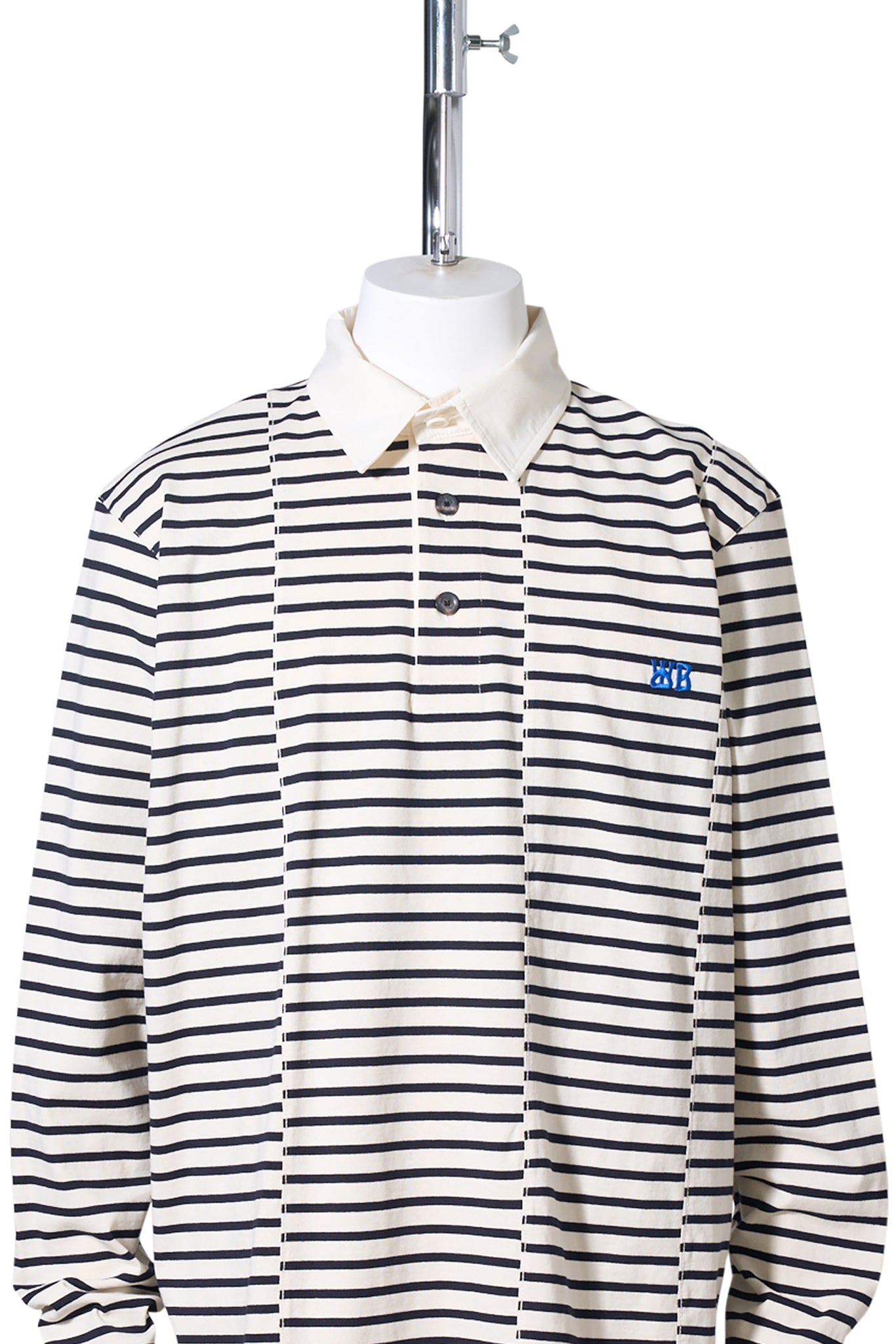 CITY POLO / IVORY/NAVY