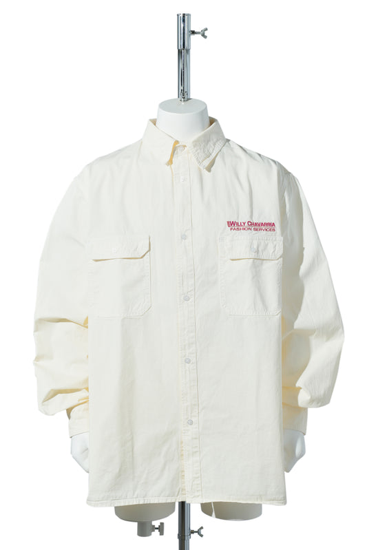 CORCORAN LS SHIRT / WHITE