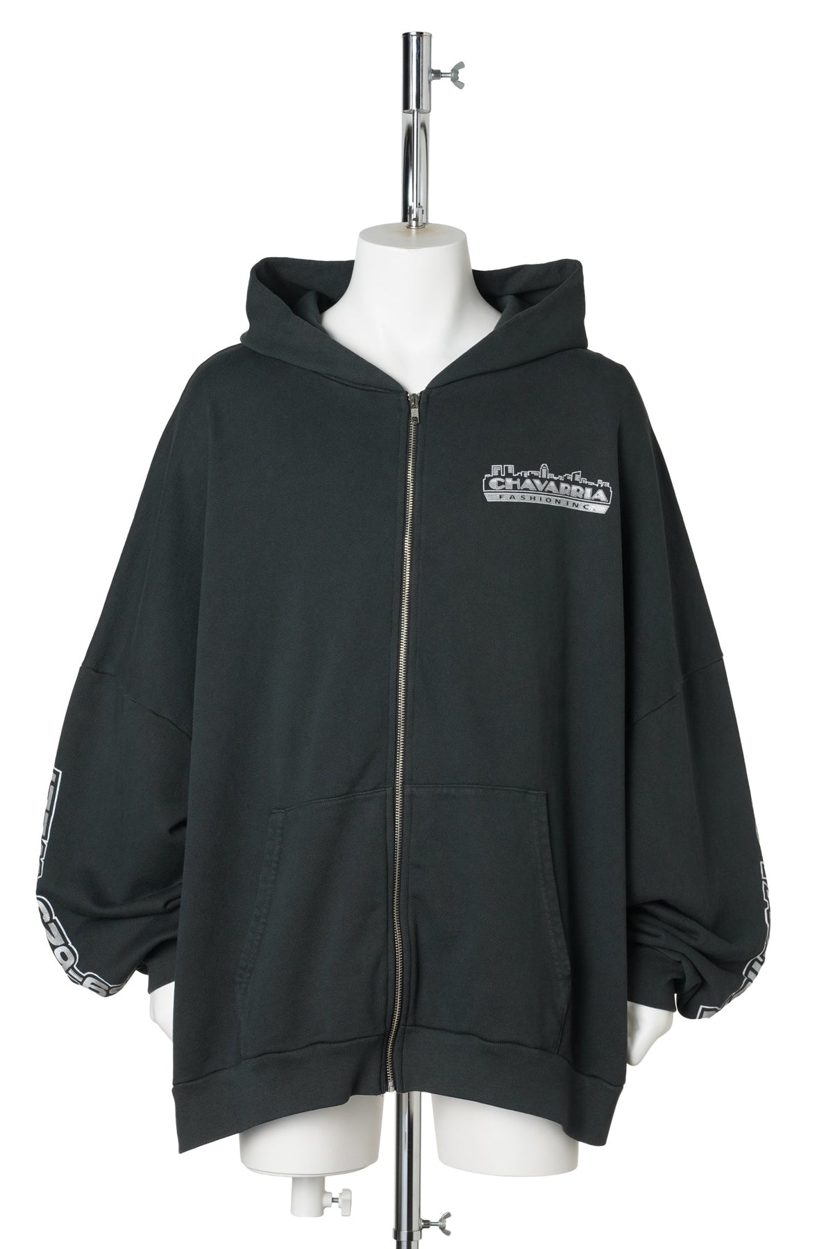 CHAVARRIA LICENSED DESIGNS ZIP HOODIE / PIRATE BLACK