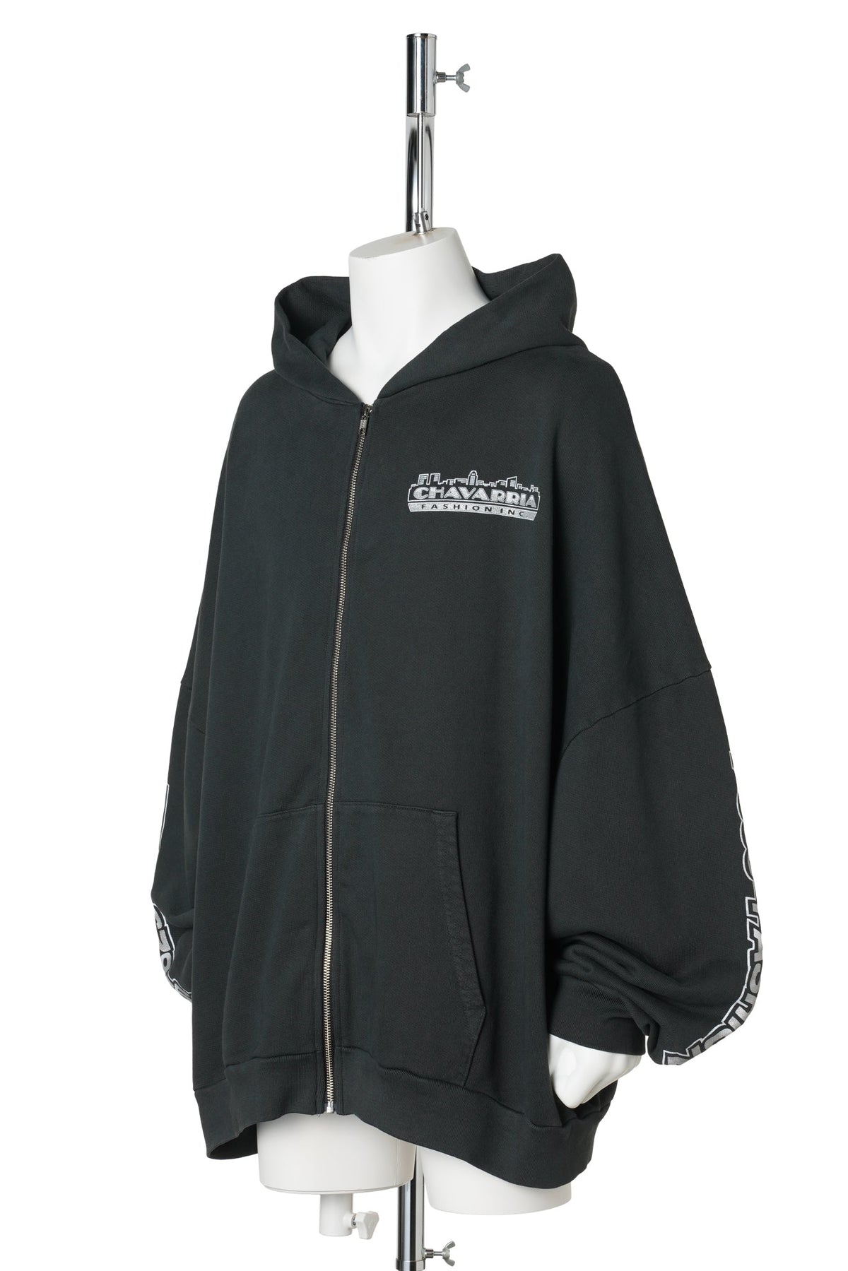 CHAVARRIA LICENSED DESIGNS ZIP HOODIE / PIRATE BLACK