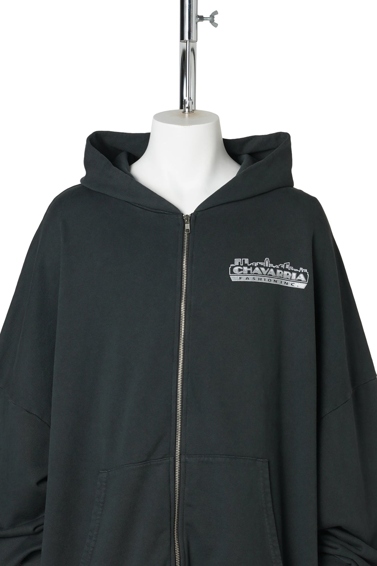 CHAVARRIA LICENSED DESIGNS ZIP HOODIE / PIRATE BLACK
