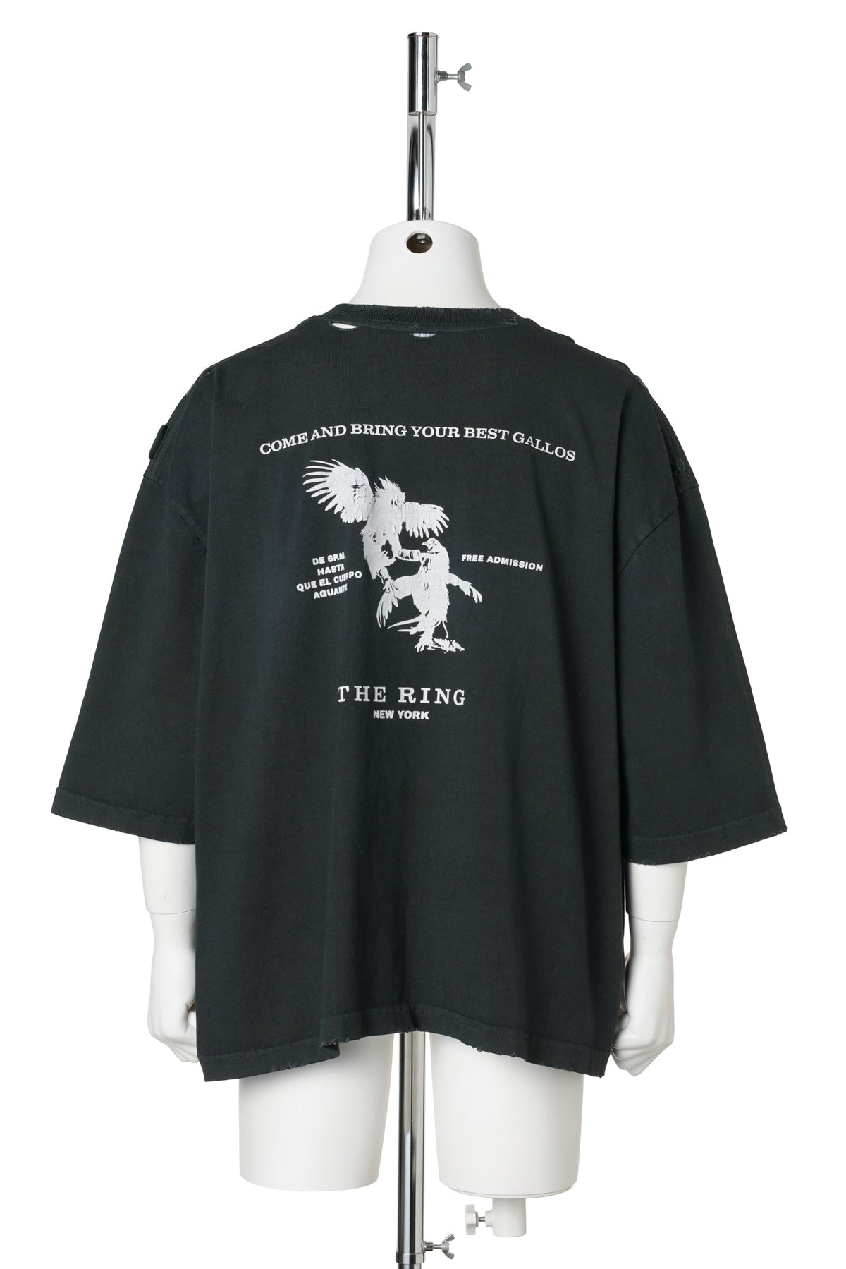 THE RING BUFFALO TEE / PIRATE BLACK