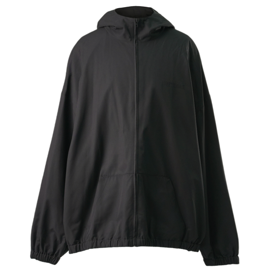 TRACK HOODIE ZIP-UP / BLACK