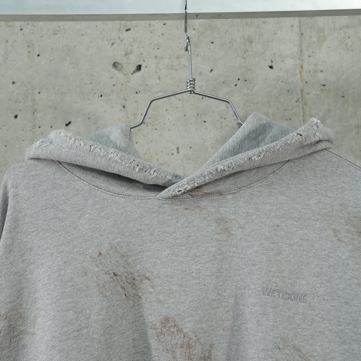 STANDARD LOGO MUDDY HOODIE / M/GREY