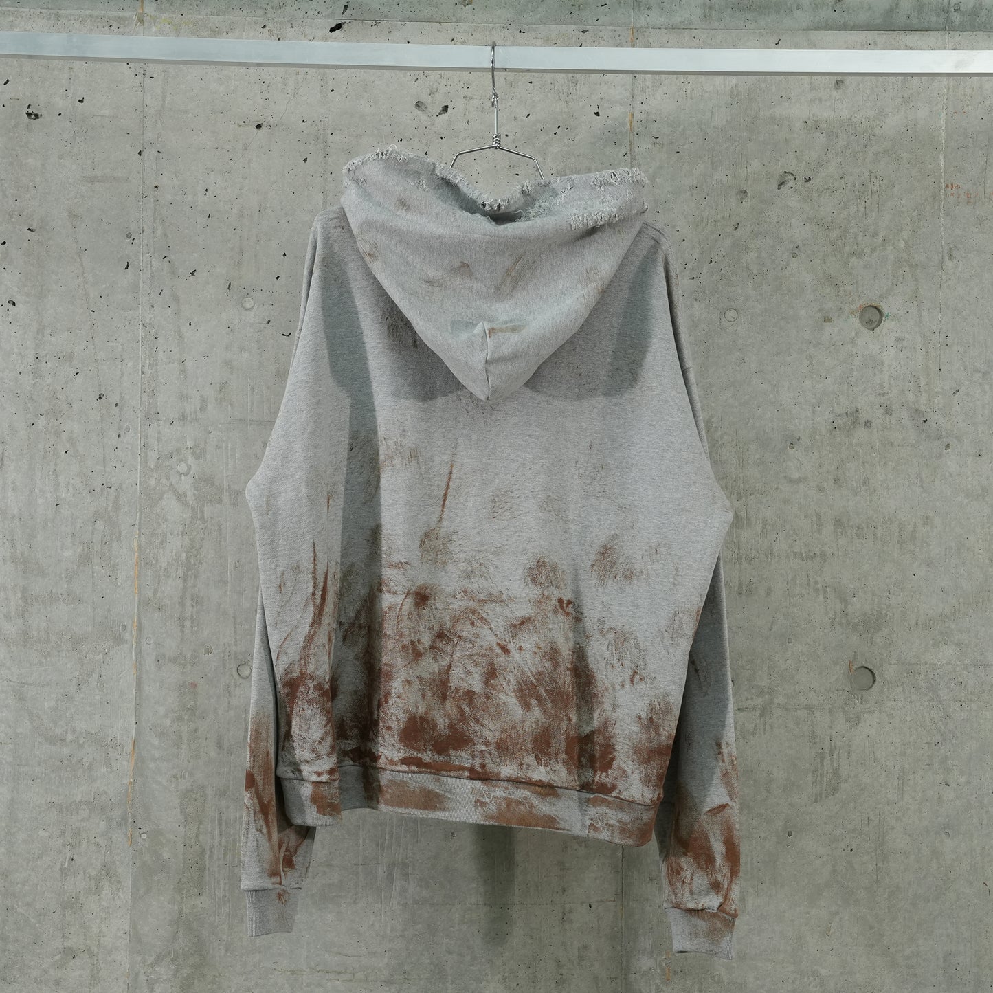 STANDARD LOGO MUDDY HOODIE / M/GREY