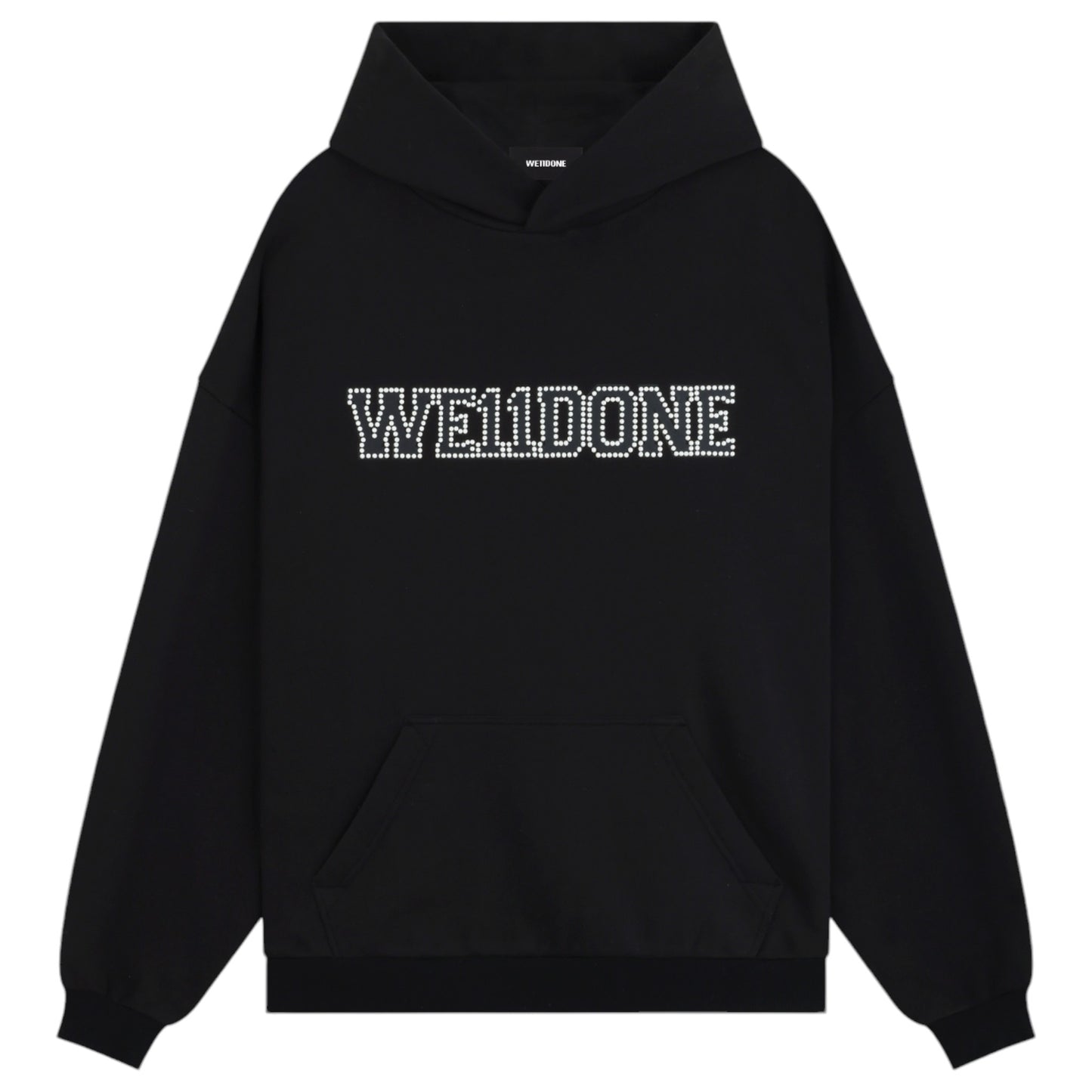 UNIVERSITY PEARL LOGO HOODIE / BLACK