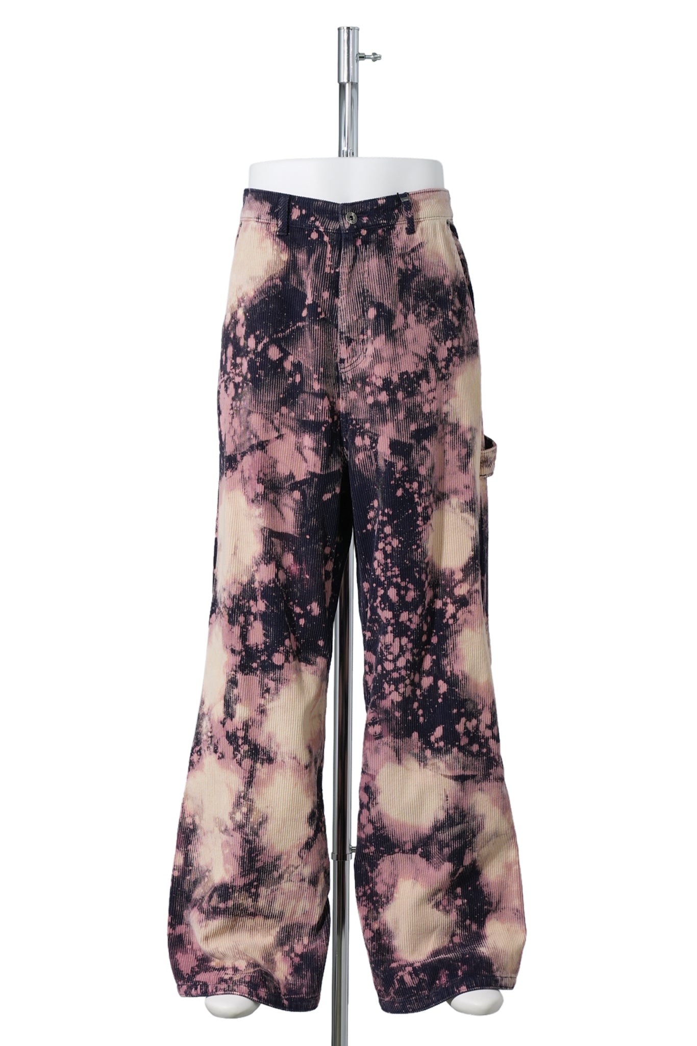 NAVY MENS IRREGULAR WASHED TROUSERS / NAVY