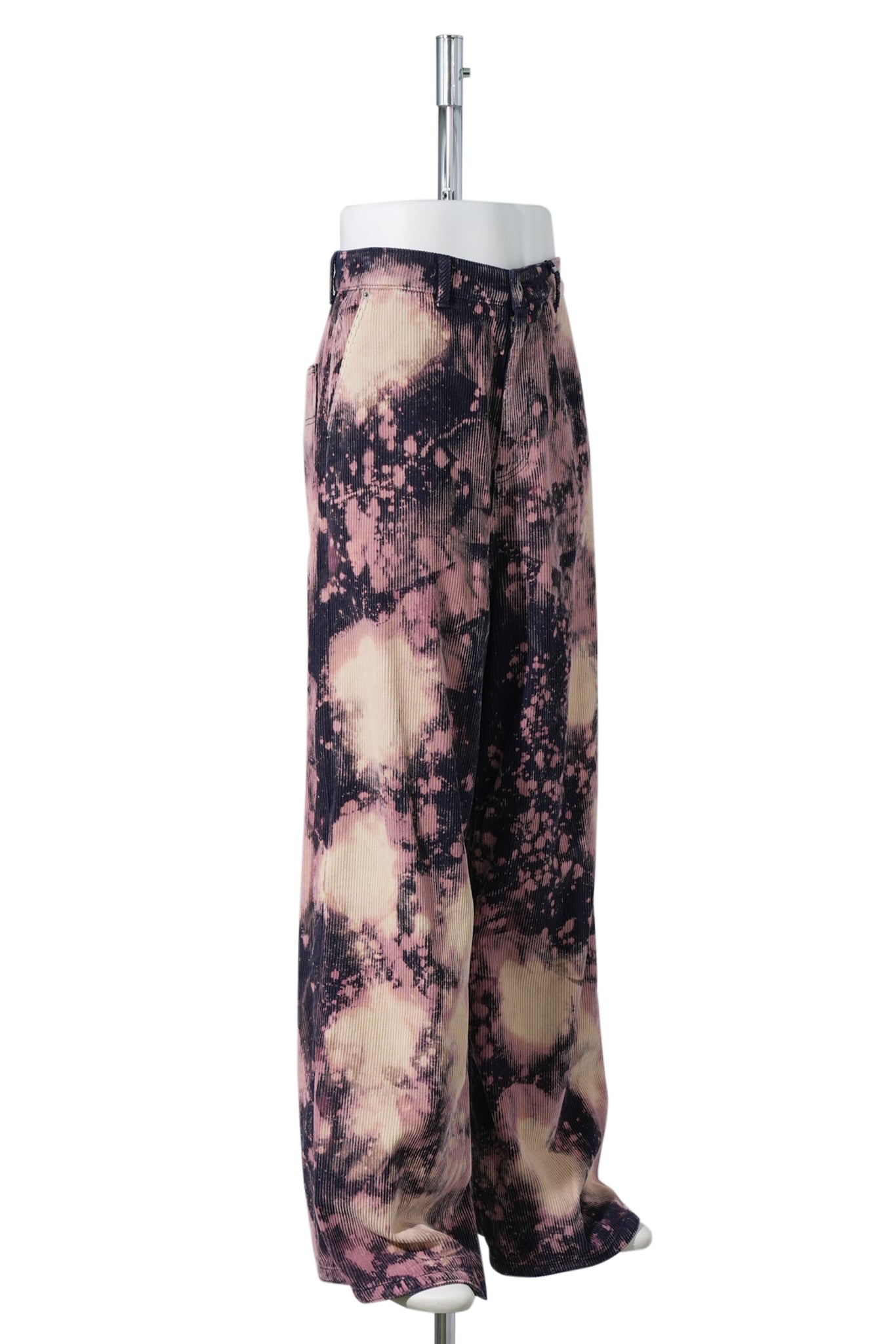 NAVY MENS IRREGULAR WASHED TROUSERS / NAVY