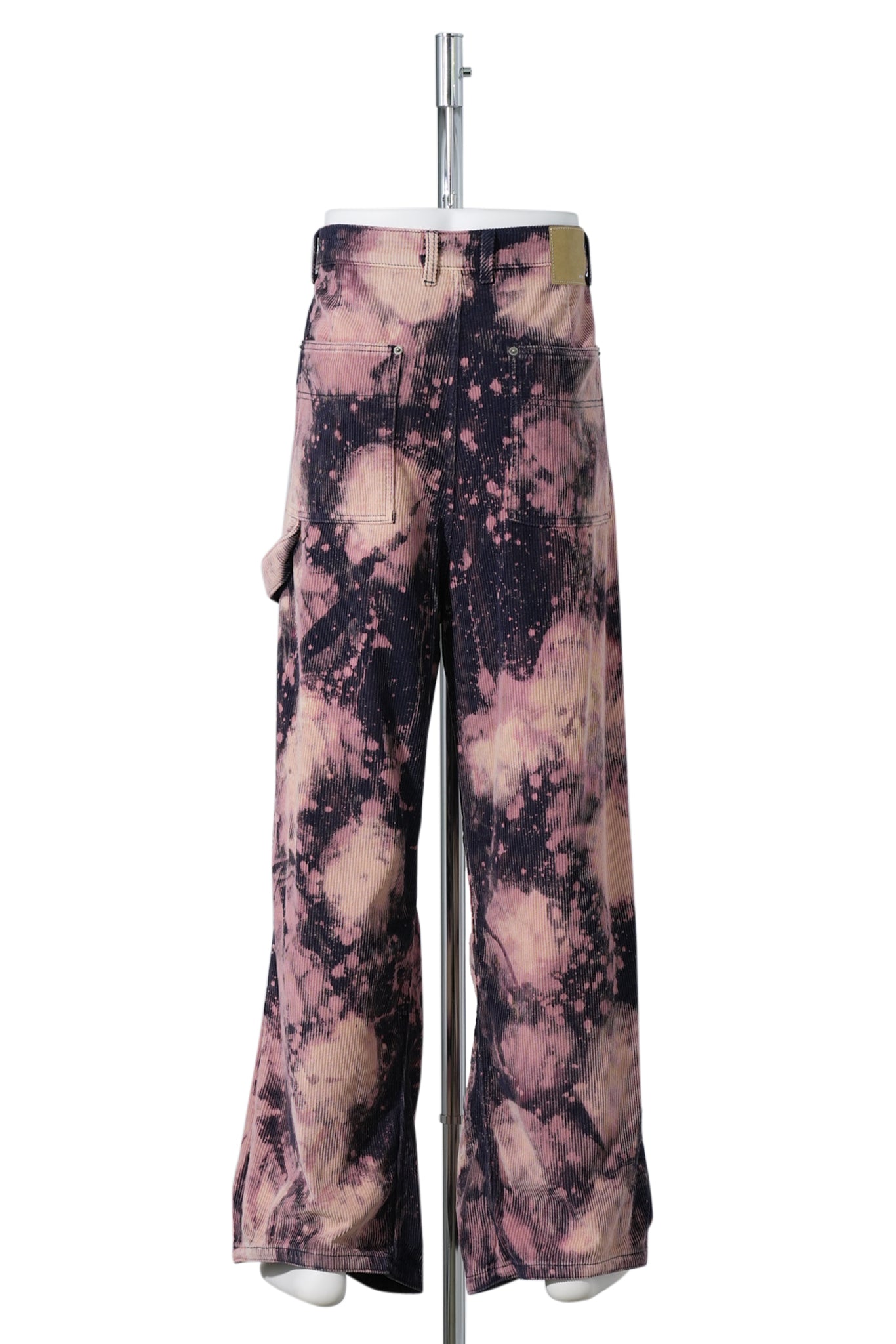 NAVY MENS IRREGULAR WASHED TROUSERS / NAVY