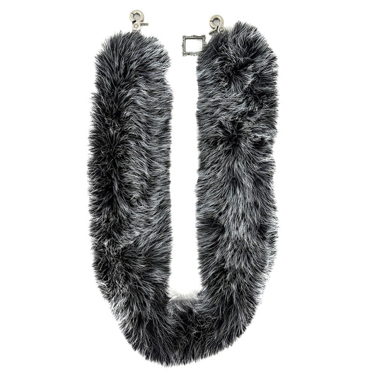 BLACK FUR CHAIN / BLACK