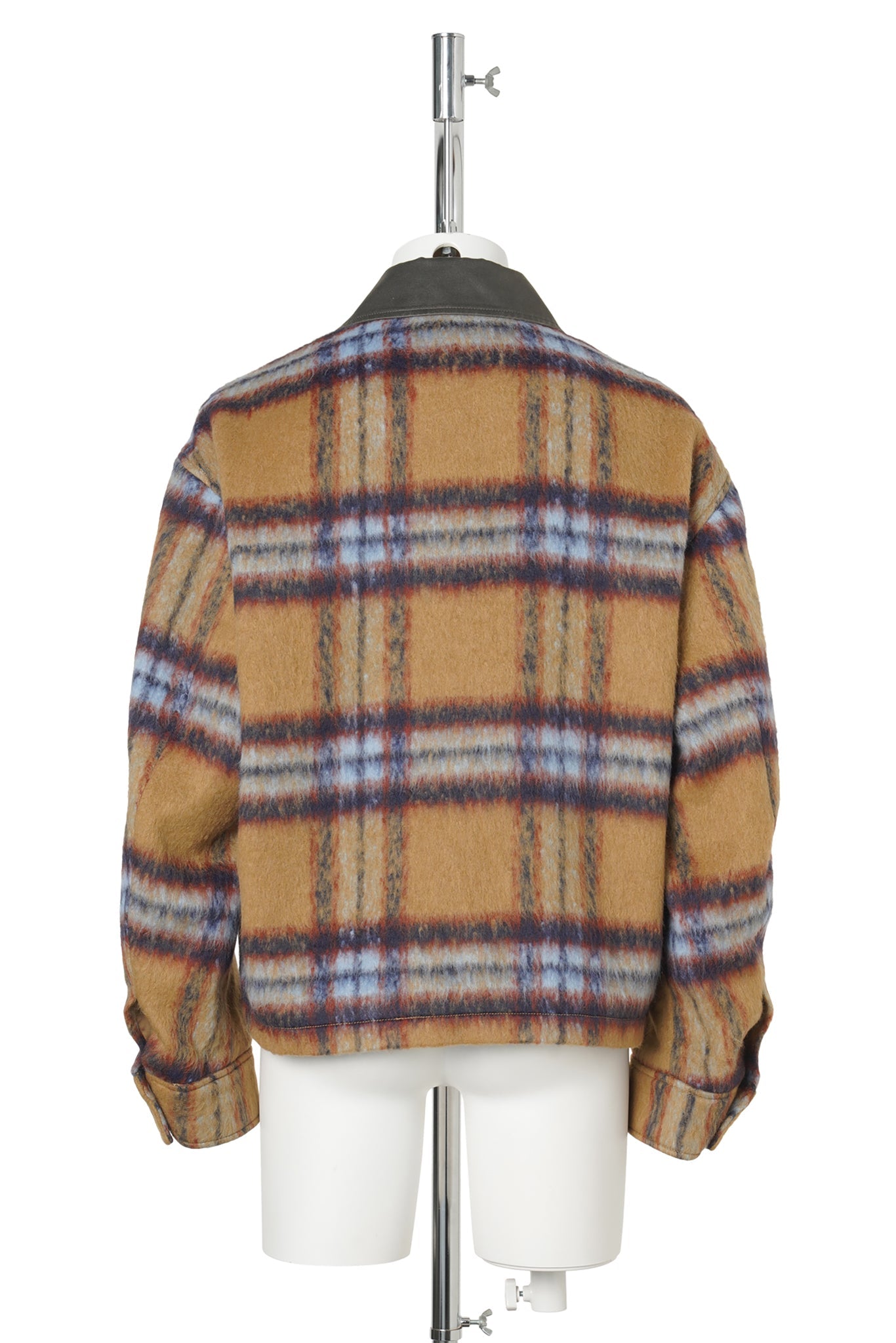 CAMEL CHECK PATTERN JACKET / CAMEL