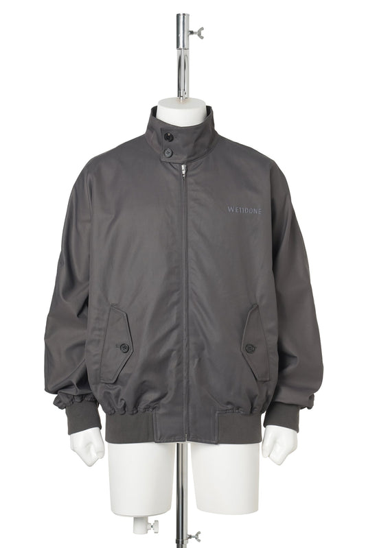 CHARCOAL DOLMAN HARRINGTON JACKET / CHARCOAL