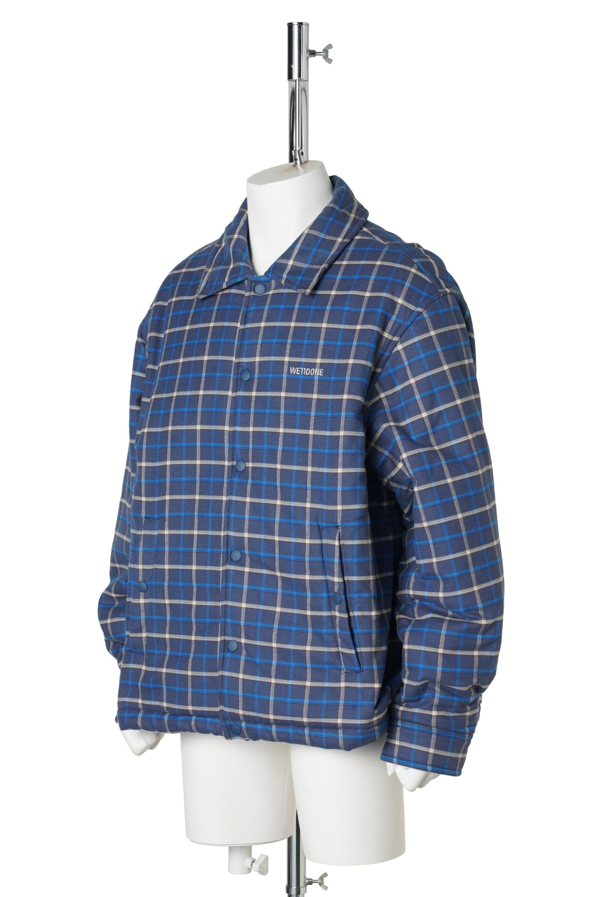 BLUE DETACHABLE HOODED SHIRT JUMPER / BLUE