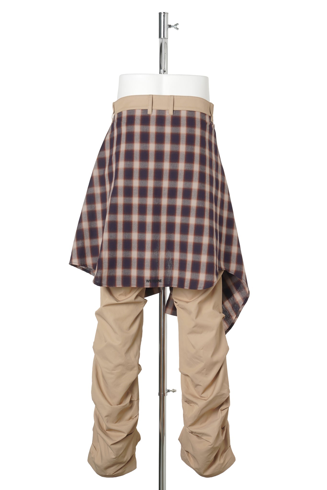 BEIGE MENS SHIRT WRAPPED PANTS / BEIGE