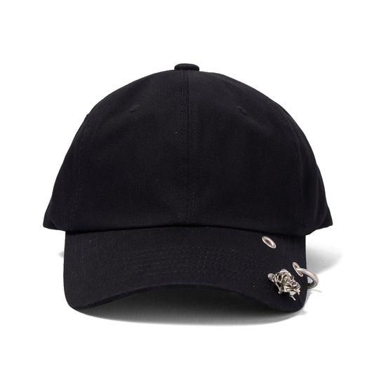 BLACK SPIKE ROSE CAP / BLACK
