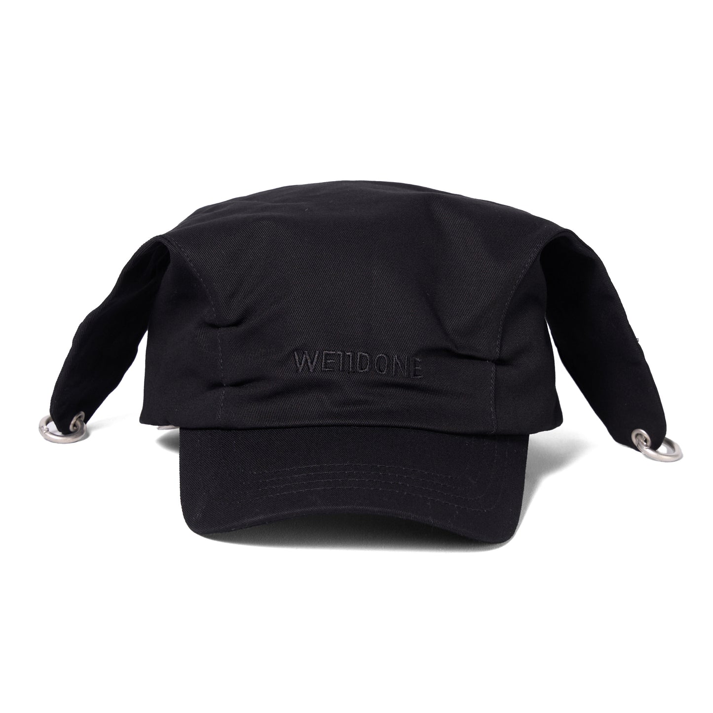 BLACK EAR DETAIL CAP / BLACK