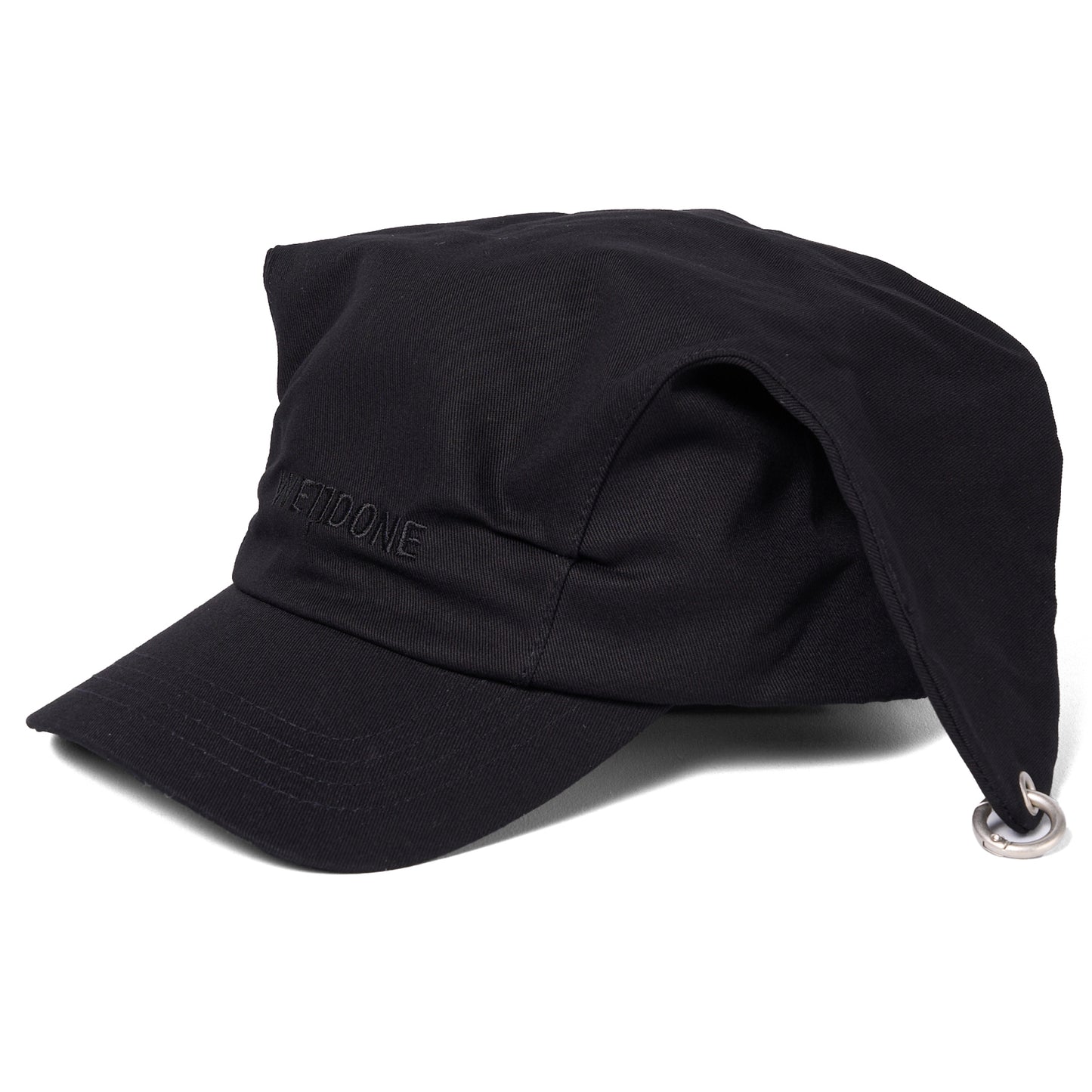 BLACK EAR DETAIL CAP / BLACK