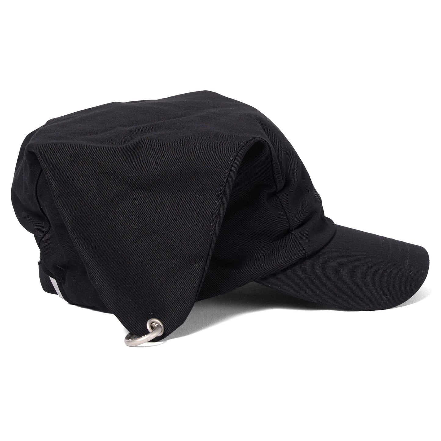 BLACK EAR DETAIL CAP / BLACK