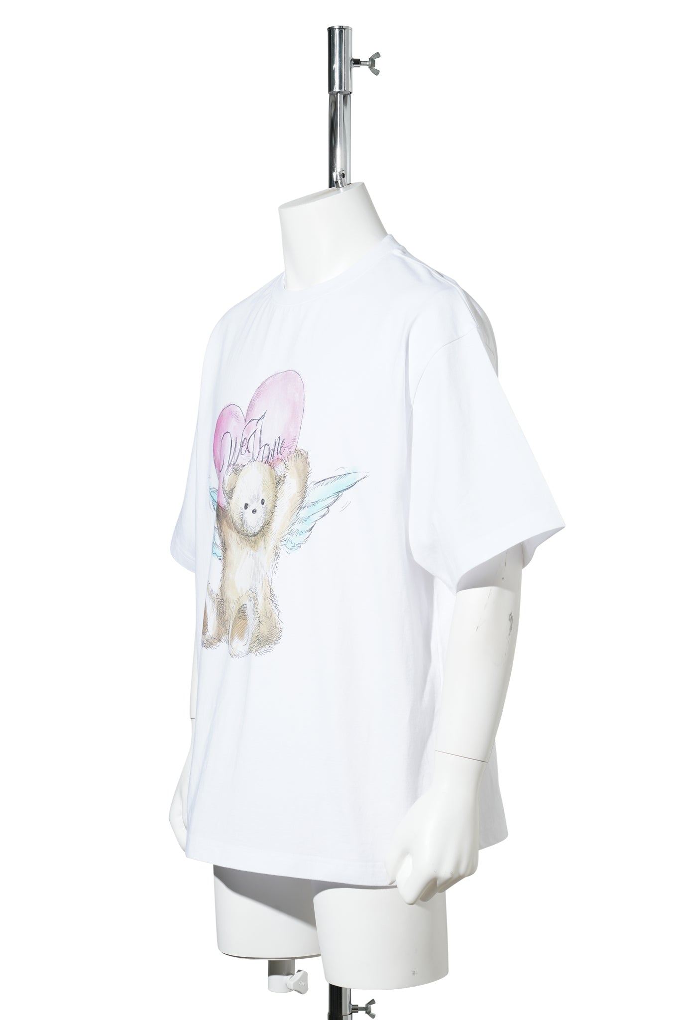 WHITE ANGEL TEDDY T-SHIRT / WHITE