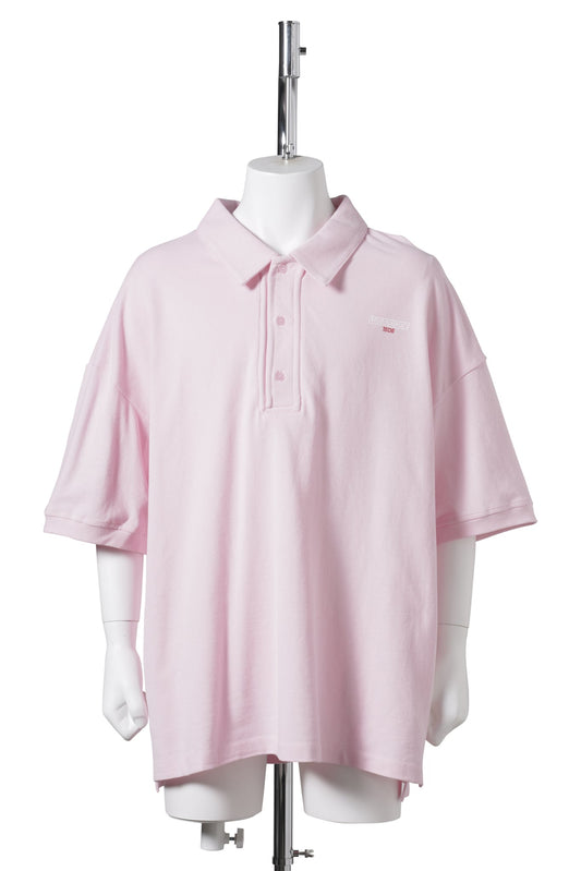PINK WIRED POLO T-SHIRT / PINK