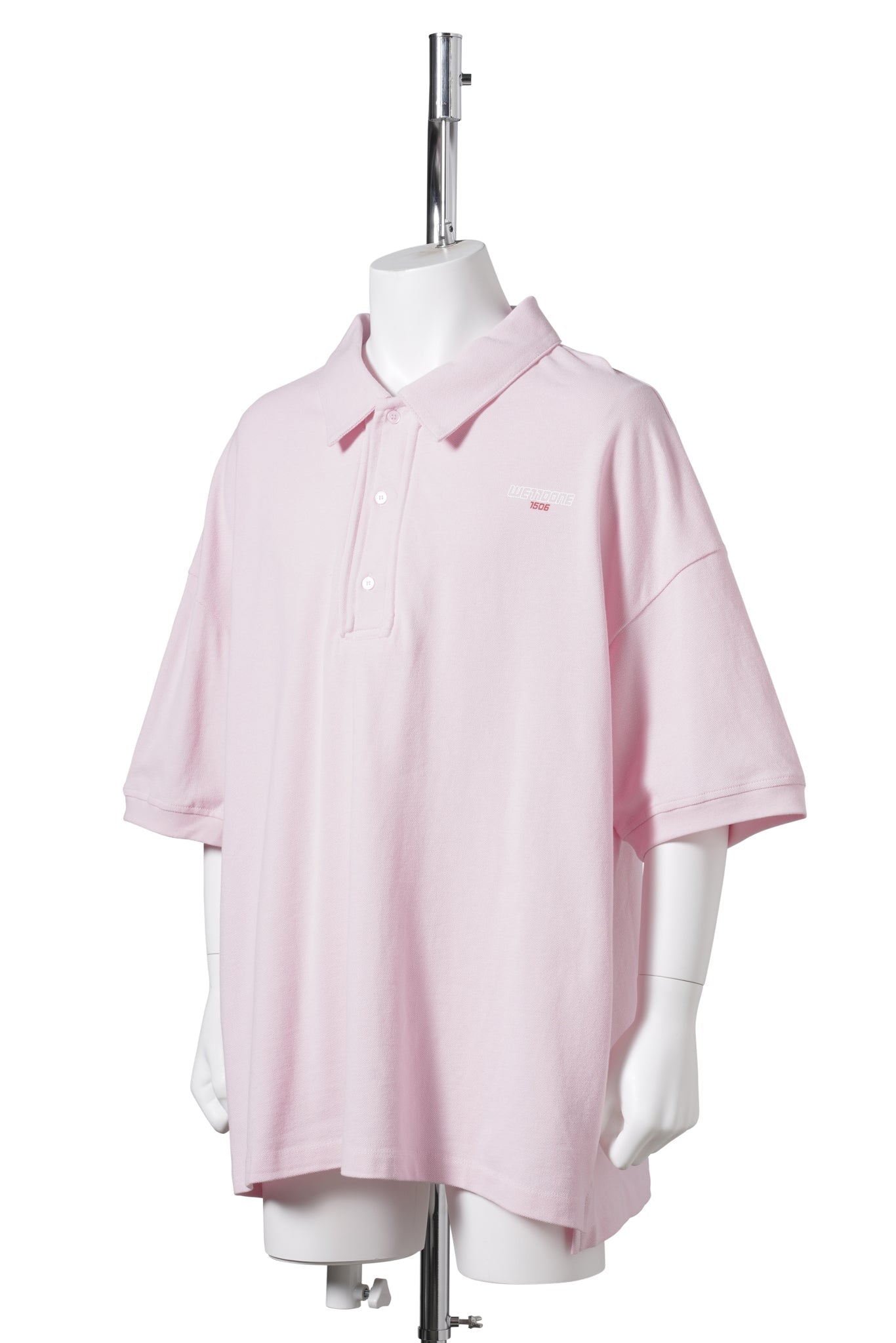 PINK WIRED POLO T-SHIRT / PINK