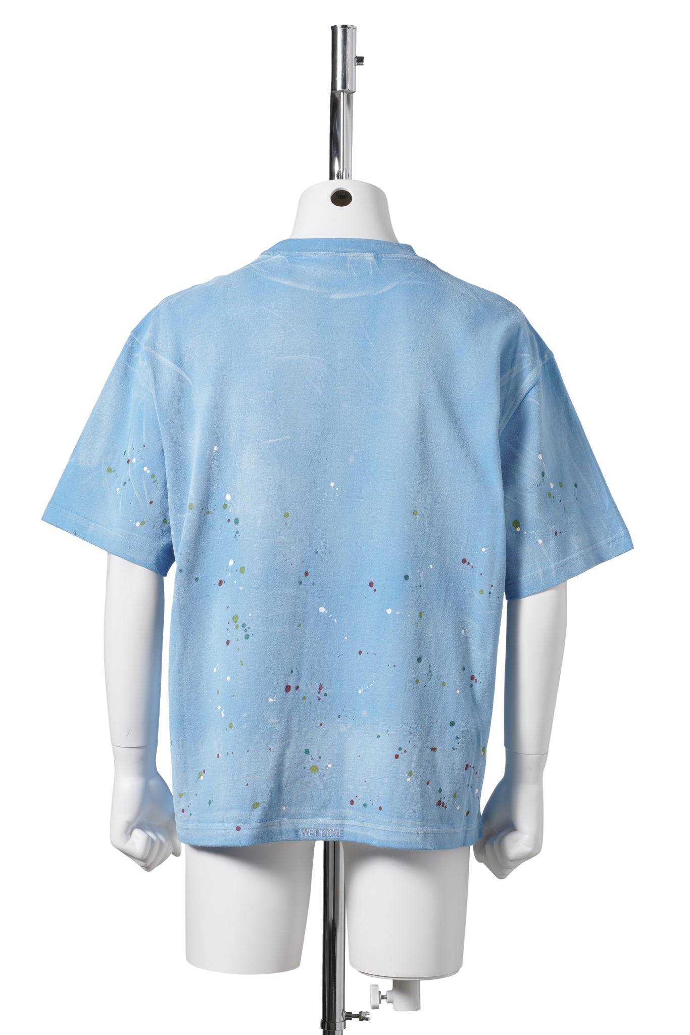 BLUE DIRTY PAINTING T-SHIRT / BLUE