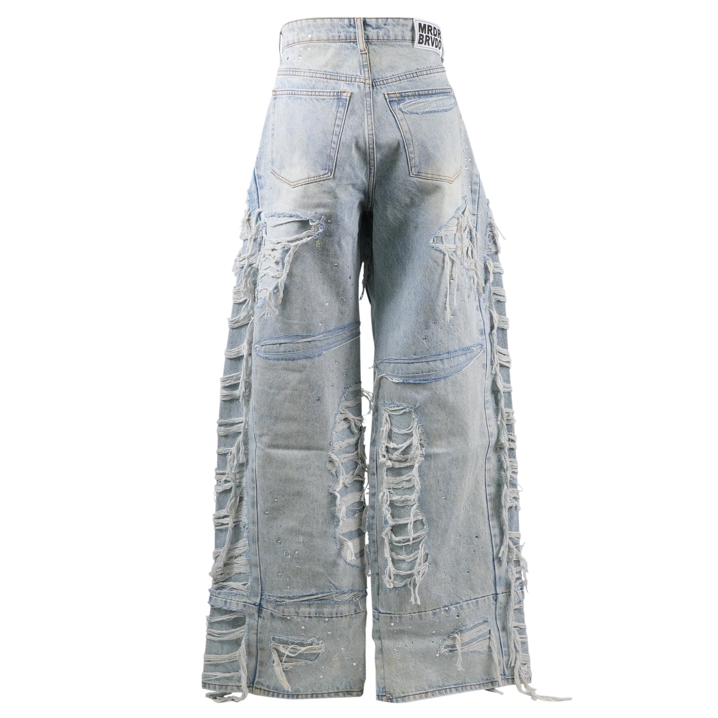 ULTRA FLARE DISTRESSED DENIM / DENIM