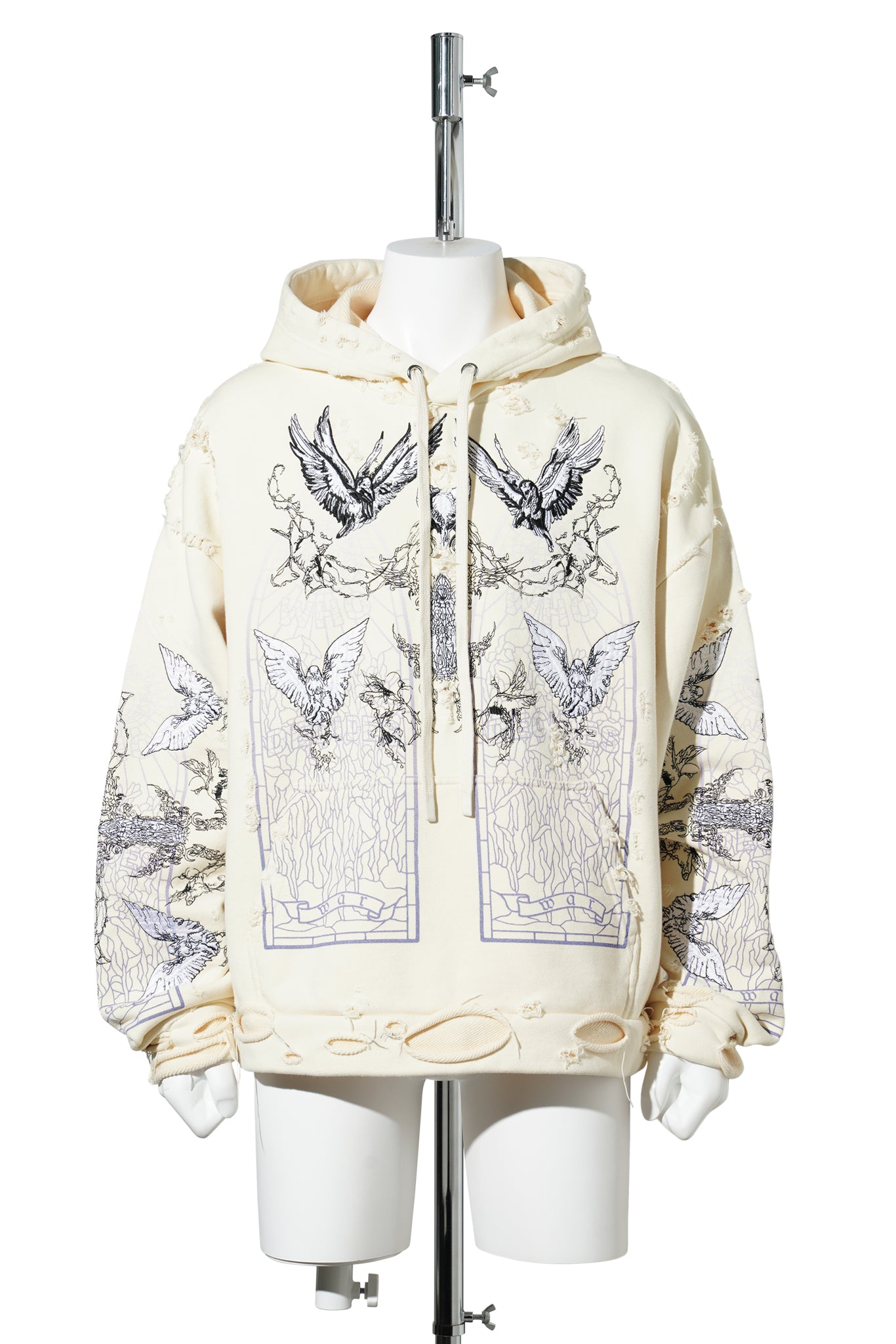 ASCENSION HOODED PULLOVER / CLOUD